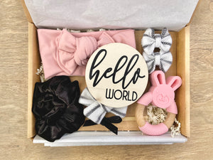 Blush Stripe Box - Personalized